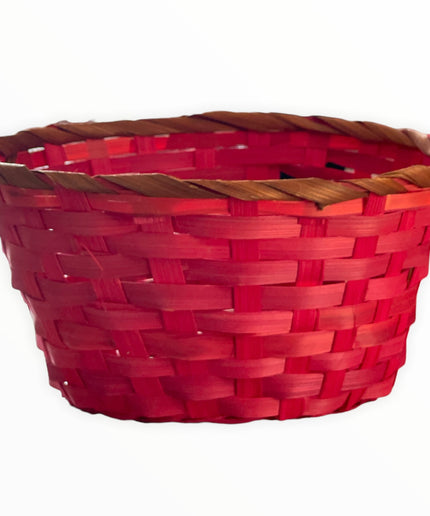 Coș vegetal roșu 23cm