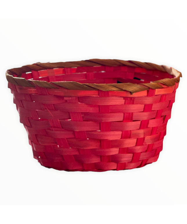 Coș vegetal roșu 23cm