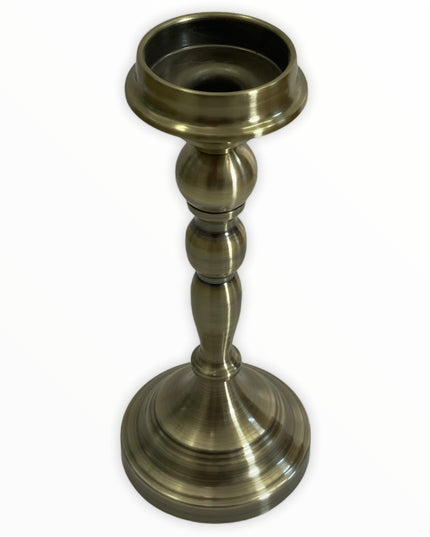 Suport lumânare flori metalic VINTAGE 27cm