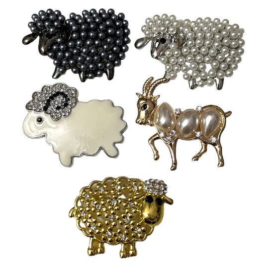 Mărțișor broșă metal 12/set. 5cm