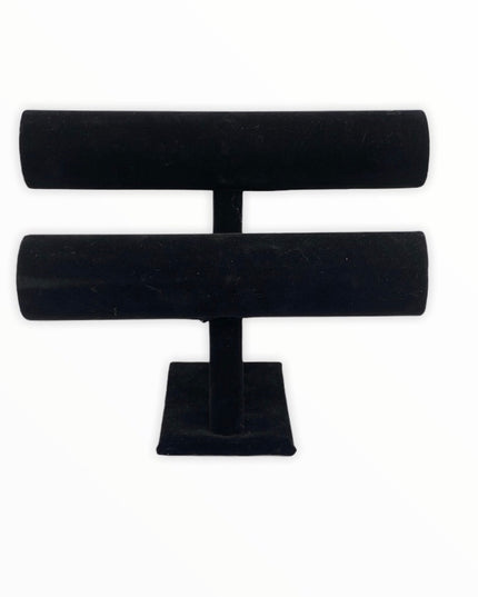 Suport bijuterii catifea Dublu