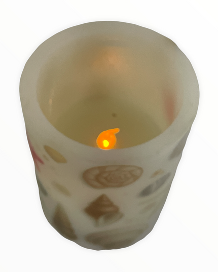Lumânare Stea decorativă cu baterii 10cm