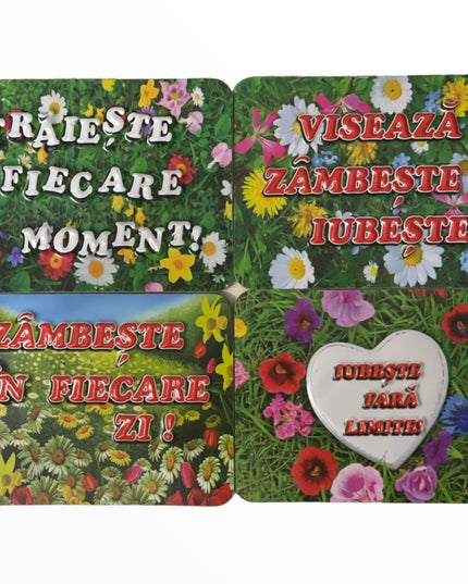 Magnet de frigider 3D cu mesaj 8cm