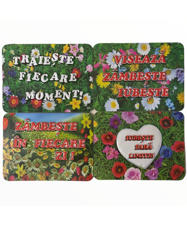 Magnet de frigider 3D cu mesaj 8cm