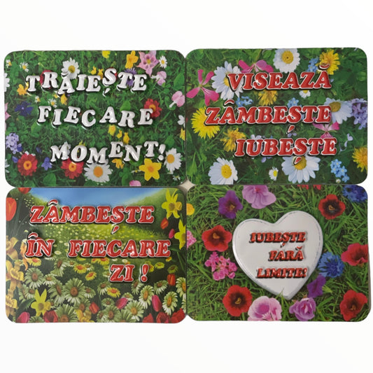 Magnet de frigider 3D cu mesaj 8cm