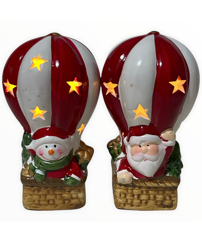 Figurină Balon cu lumini 2/set 13cm