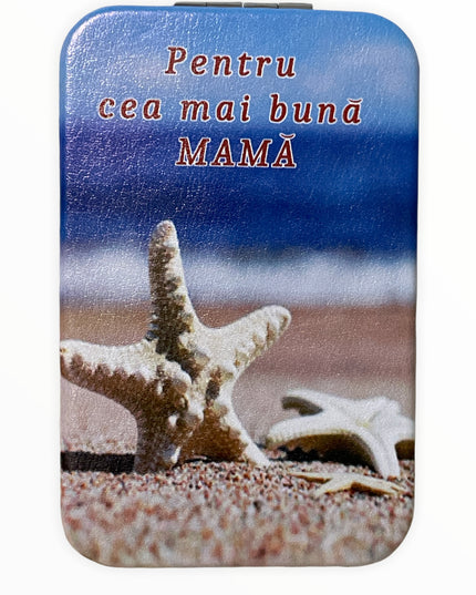 Oglindă de poșetă cu dedicații 10cm