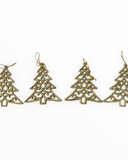 Ornament Brăduț 4/set 9cm