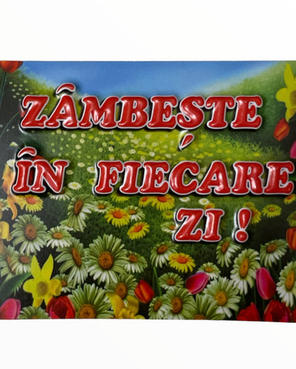 Magnet de frigider 3D cu mesaj 8cm