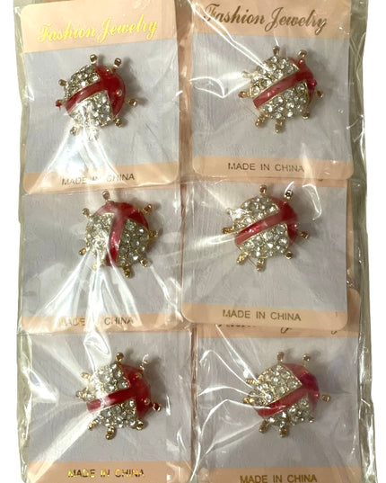 Mărțișor brosă metal 12/set 3cm