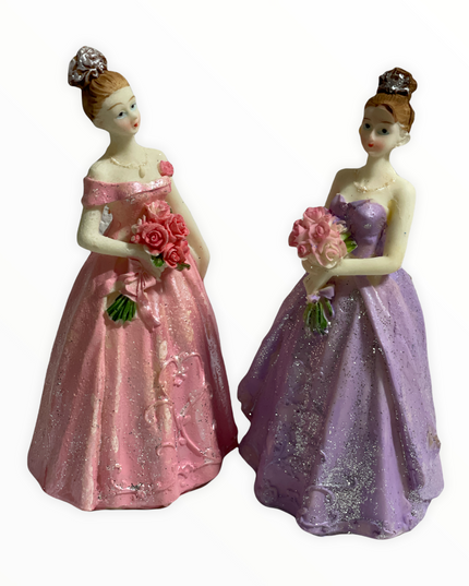 Prințese rășină 2/set 15cm