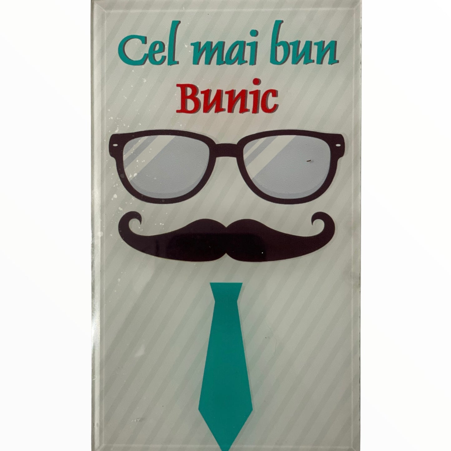 Tablou decorativ din sticlă cu mesaj pentru Bunic