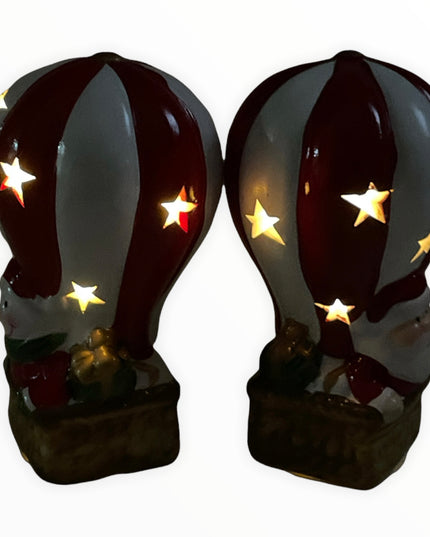 Figurină Balon cu lumini 2/set 13cm
