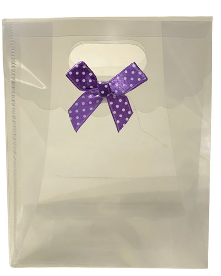 Pungă cadou plastic 12/set. 16cm