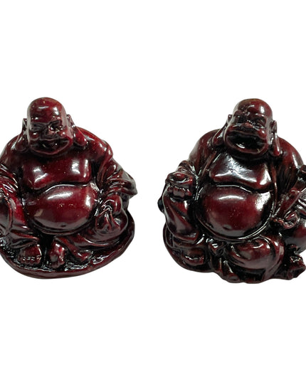 Buddha vesel rășină  2/set