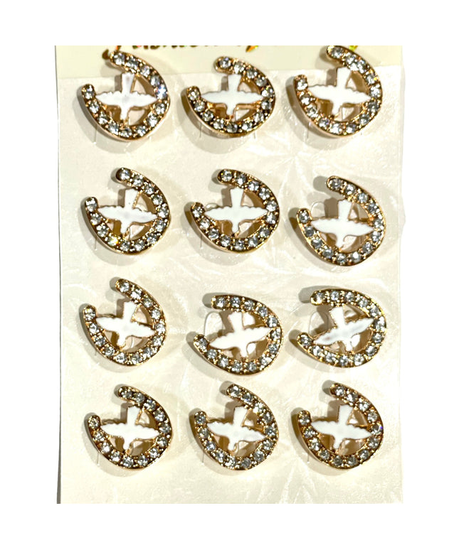 Mărțișor Potcoavă metal 12/set