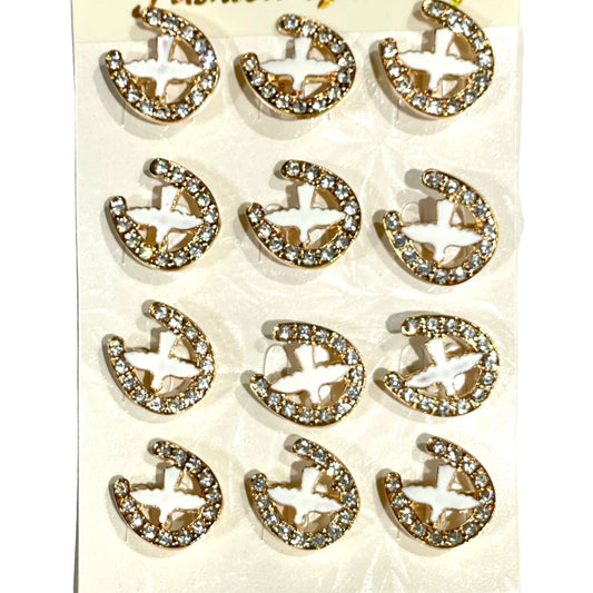 Mărțișor Potcoavă metal 12/set