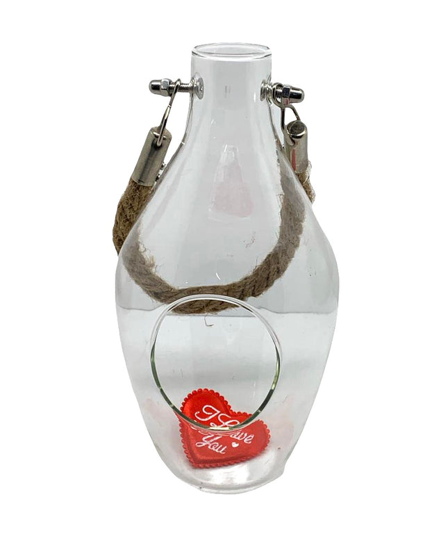 Bol sticlă Terariu cu sfoară 20cm