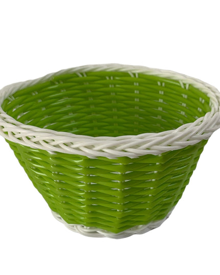 Coș plastic verde 14cm
