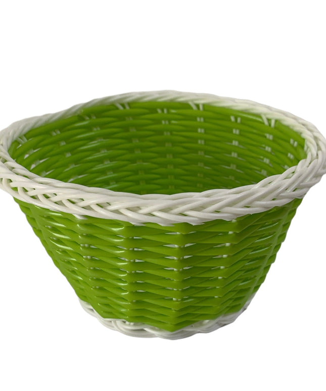 Coș plastic verde 14cm