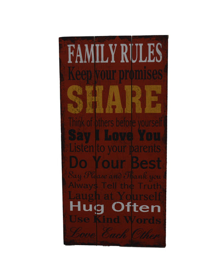 Tablou FAMILY RULES - Daimara