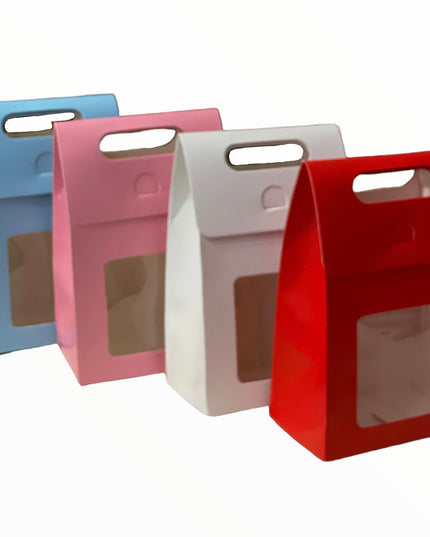 Pungă cadou cu fereastră 12/set. 27cm