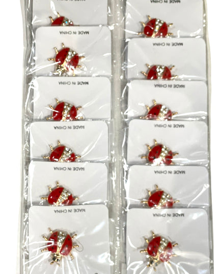 Mărțișor brosă metal 12/set 3cm