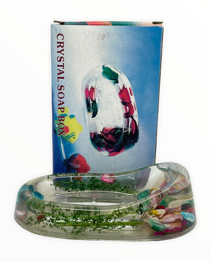 Savonieră plastic cu scoici 15 cm