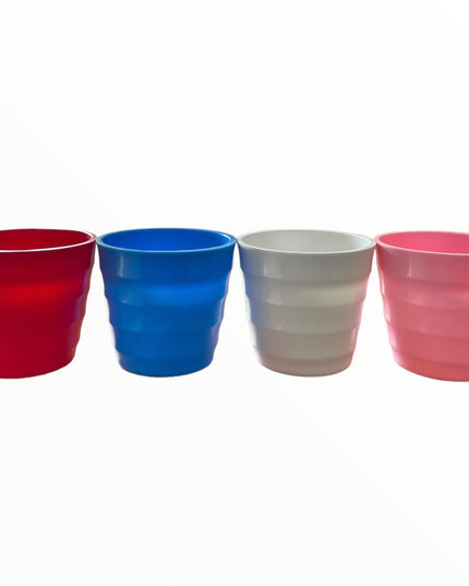 Ghiveci plastic color. 9cm