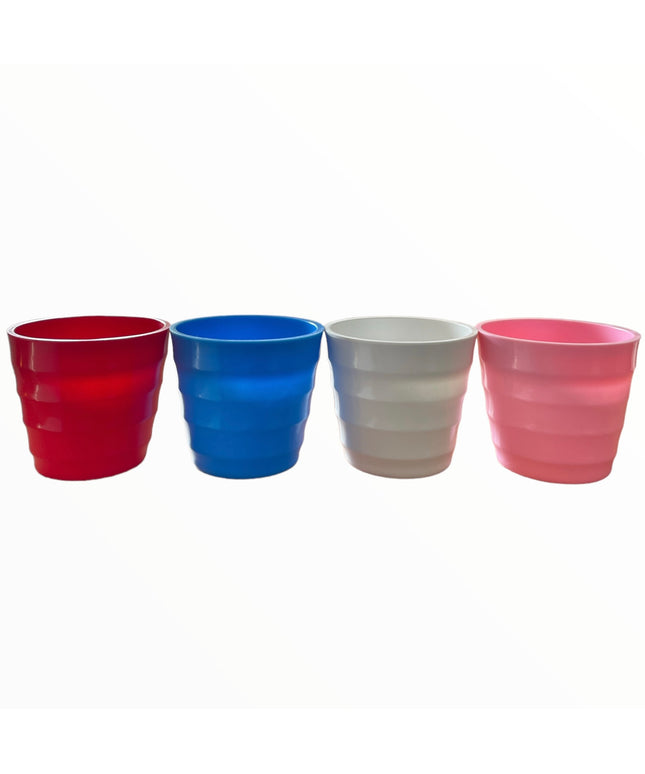 Ghiveci plastic color. 9cm