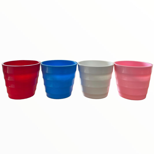 Ghiveci plastic color. 9cm