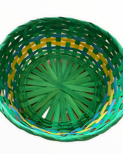 Coș vegetal verde 27cm