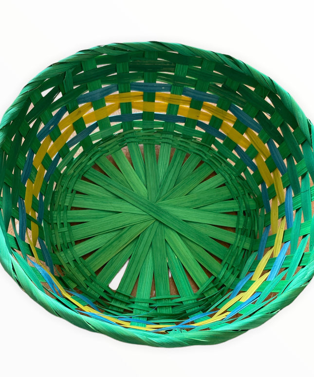 Coș vegetal verde 27cm