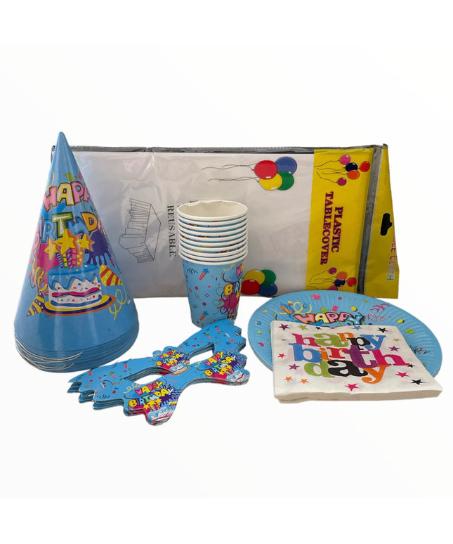 Set petrecere Happy B. Albastru