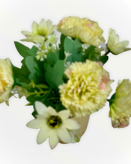 Ghiveci ceramic auriu F32. 20cm