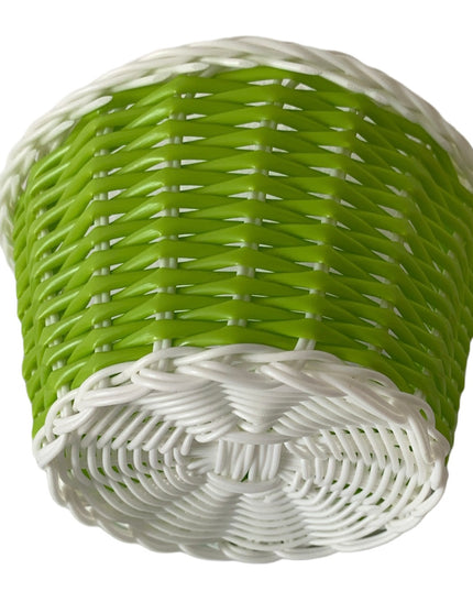 Coș plastic verde 14cm