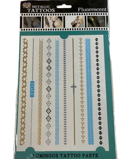 Tatuaje temporare Metallic 28 x 16cm