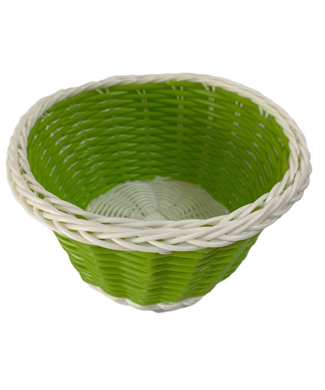 Coș plastic verde 14cm