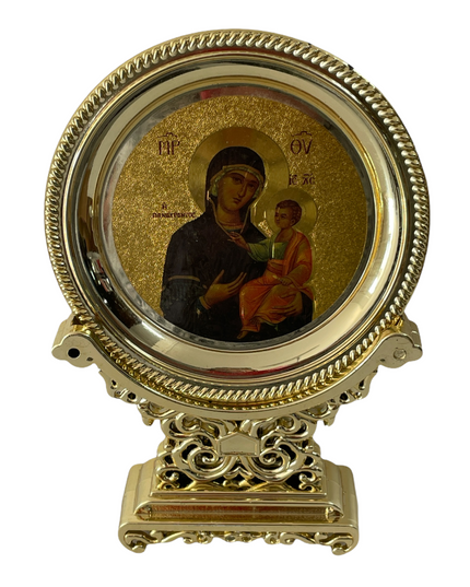 Farfurie plastic cu suport 15cm