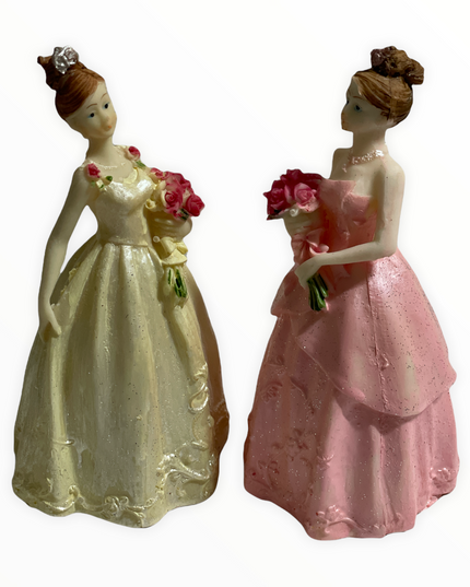 Prințese rășină 2/set 15cm