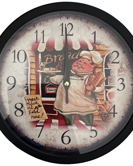 Ceas perete plastic Bucătar 552 LS