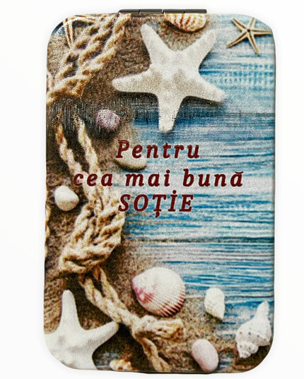Oglindă de poșetă cu dedicații 10cm