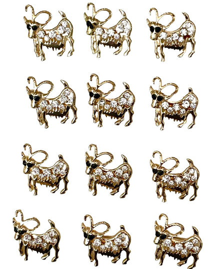 Mărțișor brosă metal 12/set 2cm