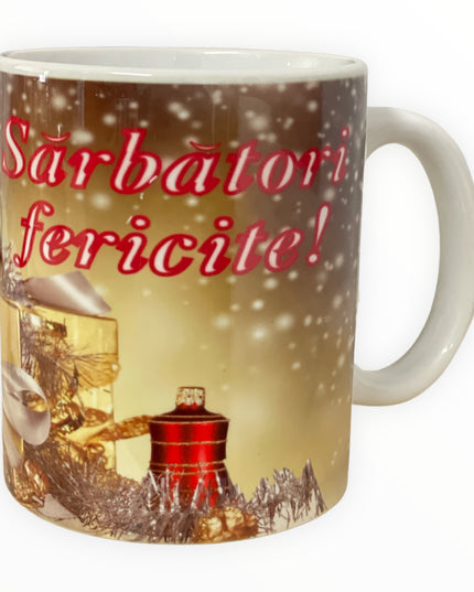 Cană “Sărbători fericite!” Crăciun