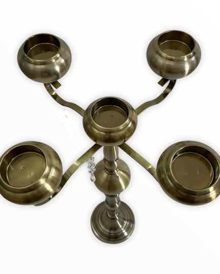 Suport lumânare metal VINTAGE 61 cm