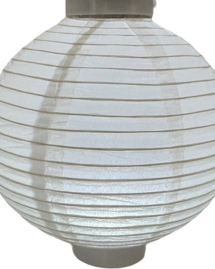 Lampion decorativ alb 3/set cu lumini 20cm