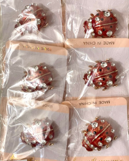 Mărțișor brosă metal 12/set 3cm