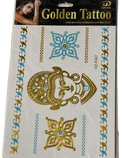 Tatuaje temporare Golden 18 x 12cm