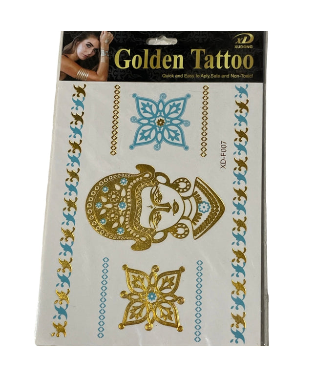 Tatuaje temporare Golden 18 x 12cm