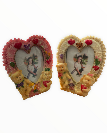 Ramă foto ursuleți 2/set 12 cm